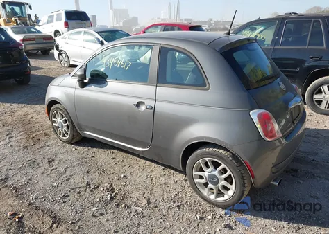 2013 Fiat 500 Pop из США, поврежденный, VIN 3C3CFFAR9DT526393